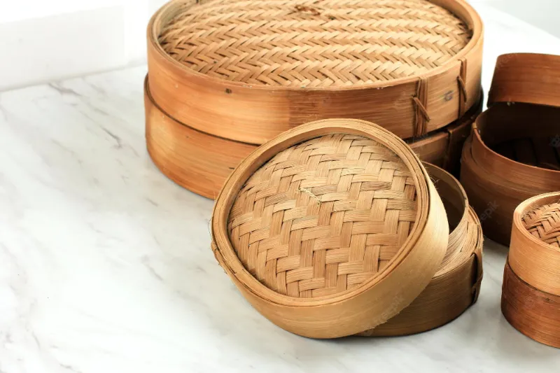 how to use steamer basket bamboo