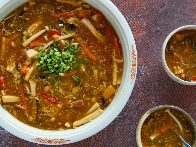 woks of life hot and sour soup