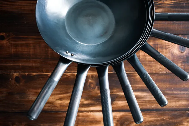 season wok in oven