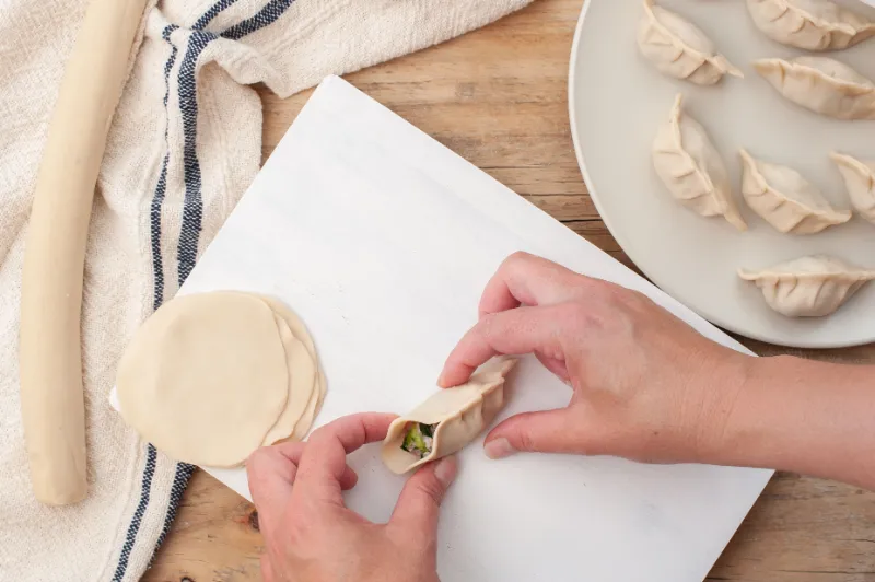 How To Fold Potstickers