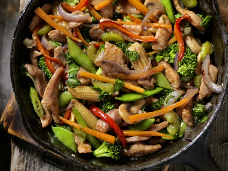 Pork With Chinese Vegetables