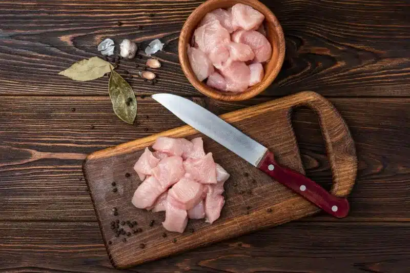 best knife to cut raw chicken breast